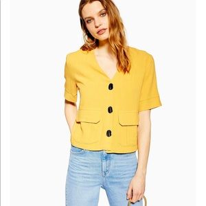 topshop yellow top⭐️